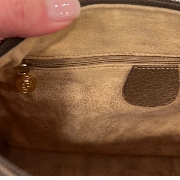 EUC Vintage Gucci Boston Satchel with Signature Stripe - Picture 6 of 9